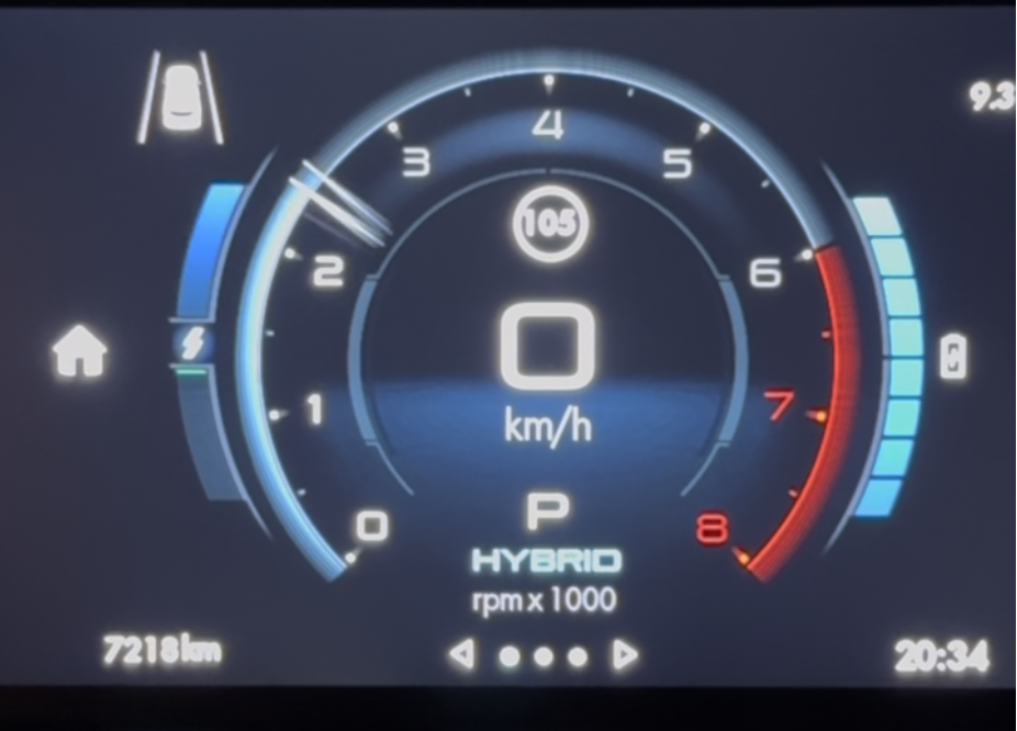 Cluster mostra impulso no Fiat Pulse Hybrid